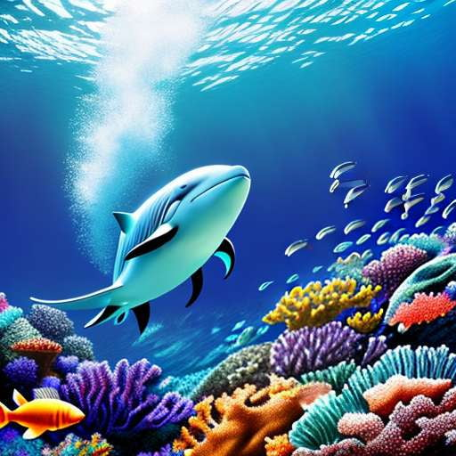 "Underwater Adventures Midjourney Prompt: Create Custom Ocean Wildlife Images" - Socialdraft