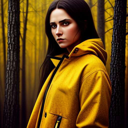Huntress in Yellow - Customizable Midjourney Prompt for Artistic Expression - Socialdraft
