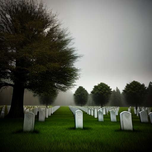 Paranormal Burial Grounds Midjourney Image Prompt - Create Your Own Haunting Scene - Socialdraft