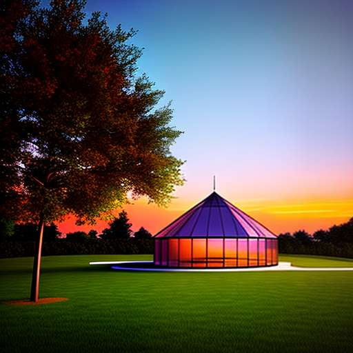 Glass House Midjourney Prompt - Create Your Own Stunning Glass House Design - Socialdraft