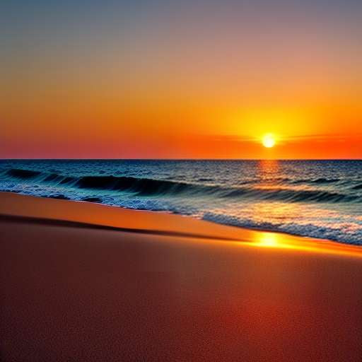 Beach Sunset Midjourney Image Generator - Socialdraft