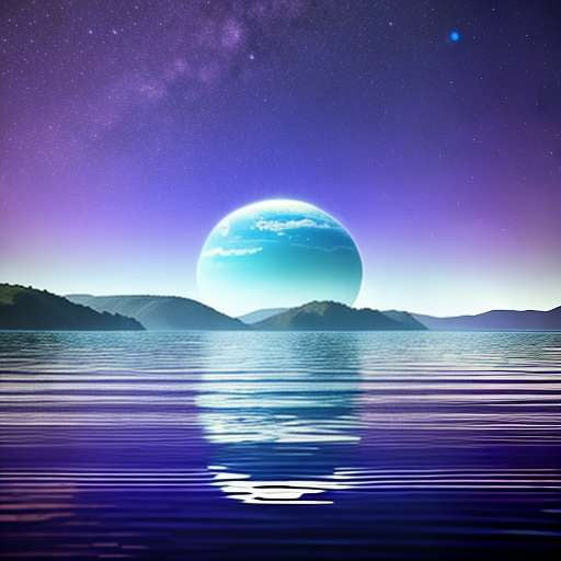 Solar System Lakeside Midjourney Prompt - Customizable Text-to-Image Creation - Socialdraft