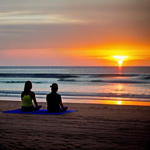 Seaside Yoga Midjourney Image Prompts for Custom Creations - Socialdraft
