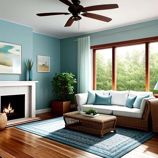 Coastal Cottage Living Room Midjourney Prompt: Create Your Perfect Seaside Oasis - Socialdraft