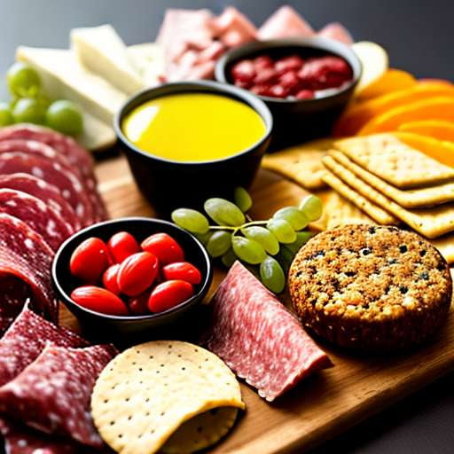 Game Day Charcuterie Board Midjourney Prompt - Socialdraft