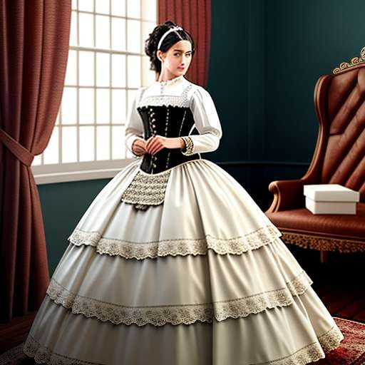18th Century Colonial Outfit Midjourney Prompt - Customizable Historic  Fashion Image Generation