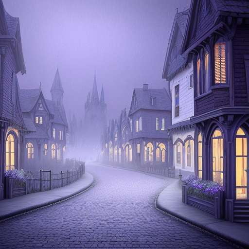 Magical Mysterious Town Midjourney Prompt for Customization - Socialdraft