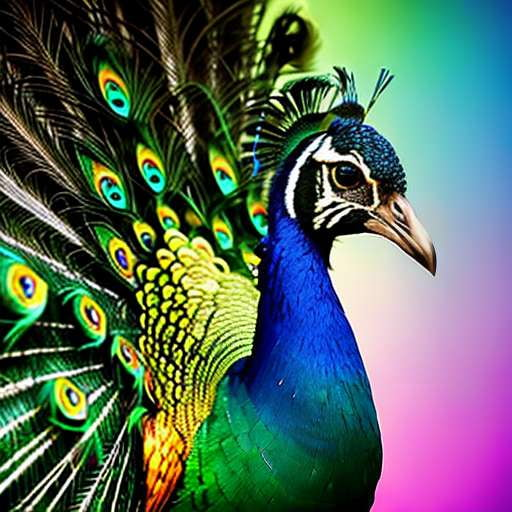 Peacock Enchantment - Custom Midjourney Prompt for Stunning Artwork - Socialdraft