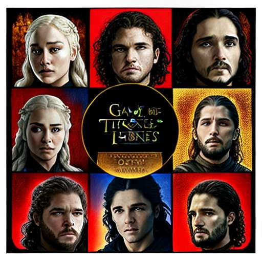 Emotional Sticker Sheet Inspired by Game of Thrones Midjourney Prompts - Socialdraft