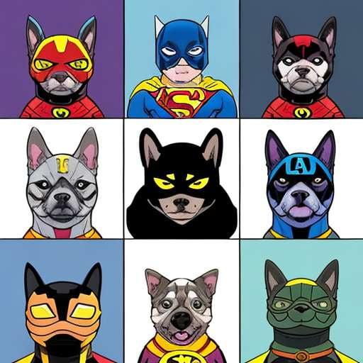 Superhero Pets Midjourney Prompts - Create Your Own Custom Heroic Pet Art! - Socialdraft
