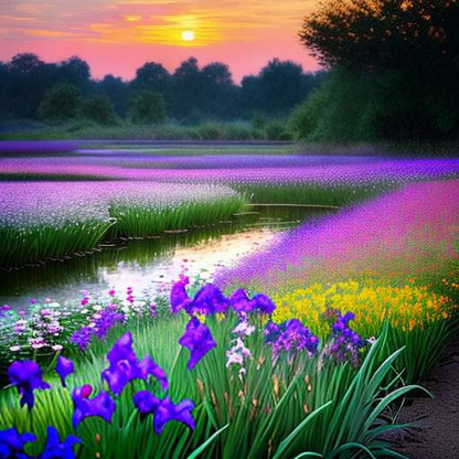 Iris Garden Midjourney Image Prompts - Create Stunning Iris Art! - Socialdraft