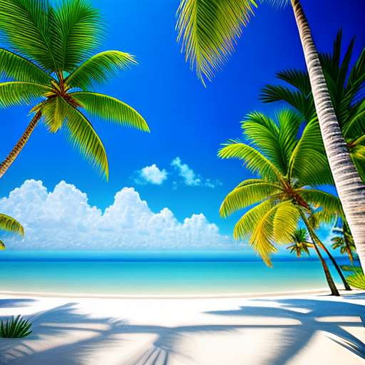 Midjourney Island Paradise Serenity - Customizable Prompt for Image Generation - Socialdraft