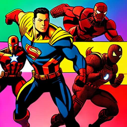 Marvel Superhero Midjourney Illustrations: Create Your Own Epic Heroes - Socialdraft