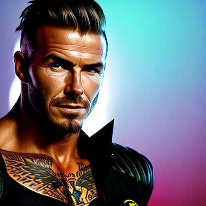 David Beckham Midjourney Image Generation - Socialdraft