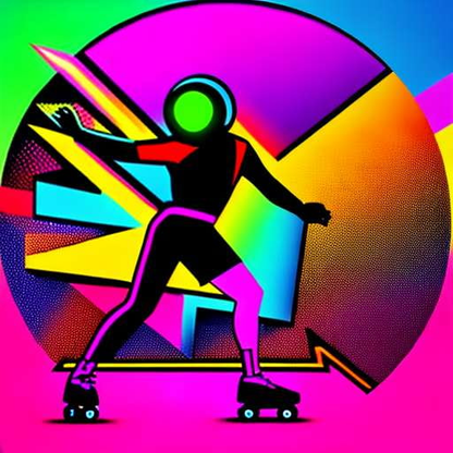 Roller Skating DJ Midjourney Prompt: Customizable Text-to-Image Creation - Socialdraft