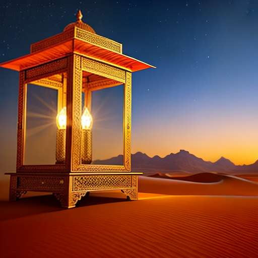 Arabian Nights Lantern - Customizable Midjourney Prompt - Socialdraft