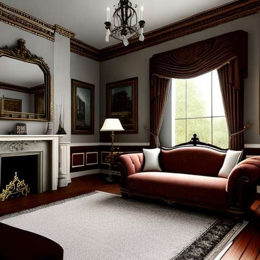 Victorian Era Room Midjourney Prompt - Create your own authentic Victorian interior design for your home. - Socialdraft