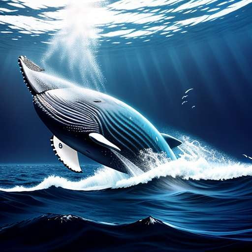 Whale Midjourney: Underwater Portrait Prompt in High-Resolution - Socialdraft