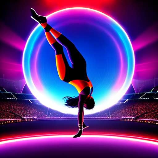 Circus Acrobat Hologram Midjourney: Create a Spectacular Show! - Socialdraft