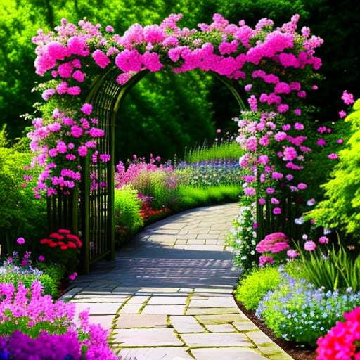 Garden Trellis Midjourney Prompts for Beautiful Floral Imagery - Socialdraft