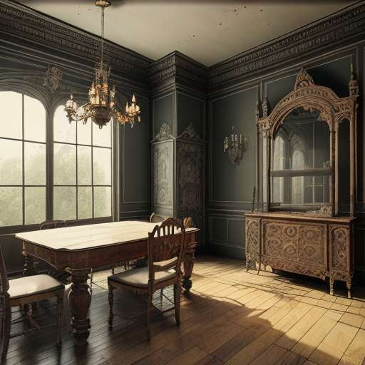 Exploration Prompt: Abandoned House Interiors for Midjourney Images - Socialdraft