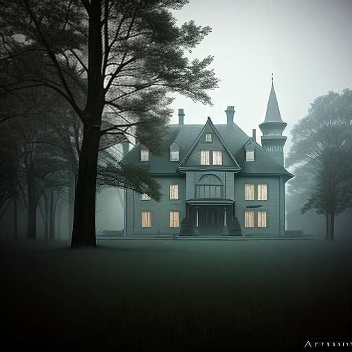 Spooky Mansion Midjourney Image Prompts for Halloween Decorating - Socialdraft