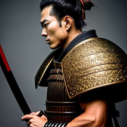 Samurai Battle Portrait Midjourney Prompt - Create Your Own Epic Samurai Art - Socialdraft
