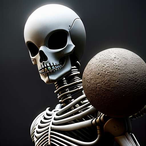 Mercury Skeleton Midjourney Creation for Custom Art Projects - Socialdraft
