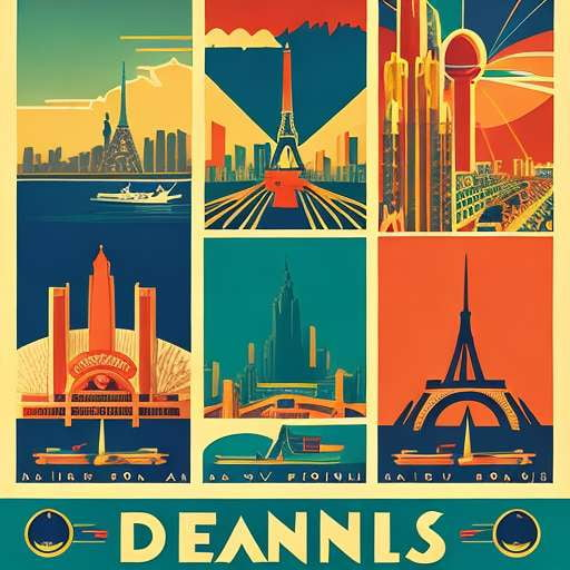 Vintage Travel Posters: Relive the Golden Age of Travel with Our Midjourney Prompts - Socialdraft
