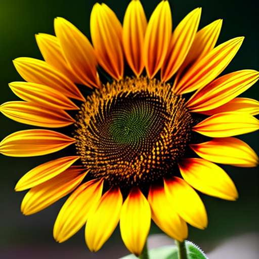 Autumn Sunflower Midjourney Prompt - Unique Customizable Image Generator - Socialdraft