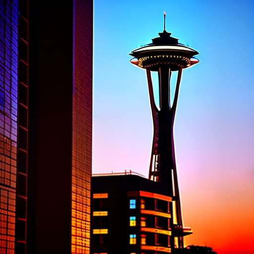 "Create Your Own Space Needle Artwork with Midjourney Prompt" - Socialdraft