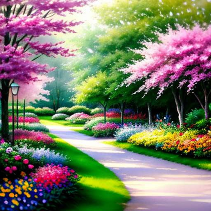 Spring Garden Midjourney Prompt - Create Your Own Efflorescent Paradise - Socialdraft