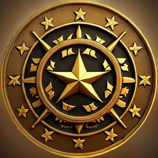 Military Insignia Midjourney Prompt - Sepia Style - Socialdraft