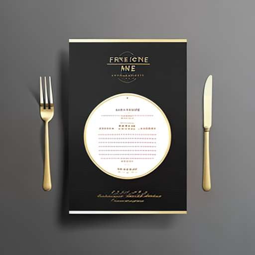 French Modern Cuisine Menu Card Midjourney Prompt- Customizable Text-to-Image Generator - Socialdraft