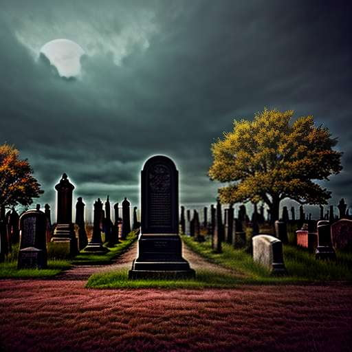 "Spooky Cemetery" Midjourney Prompt - Create Your Own Haunted Scene - Socialdraft