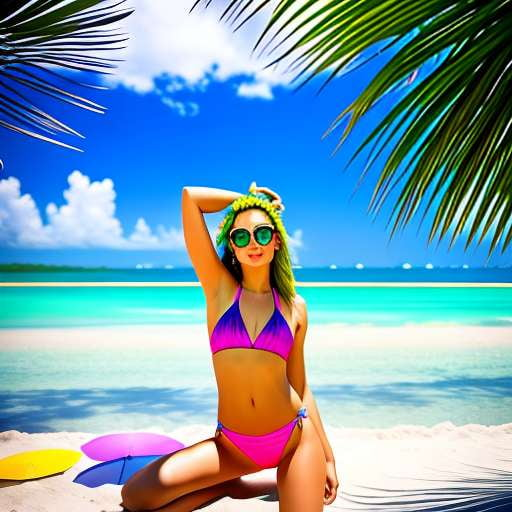 Tropic Bliss: Custom Bold Bikini Design Midjourney Prompt - Socialdraft