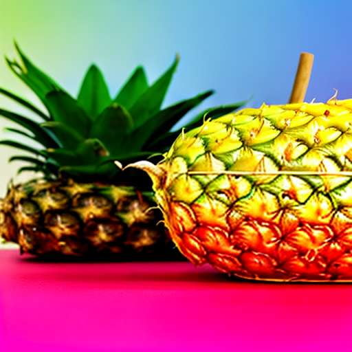 Pineapple Ceramic Fruit Bowl Midjourney Creation- Customizable & Unique - Socialdraft