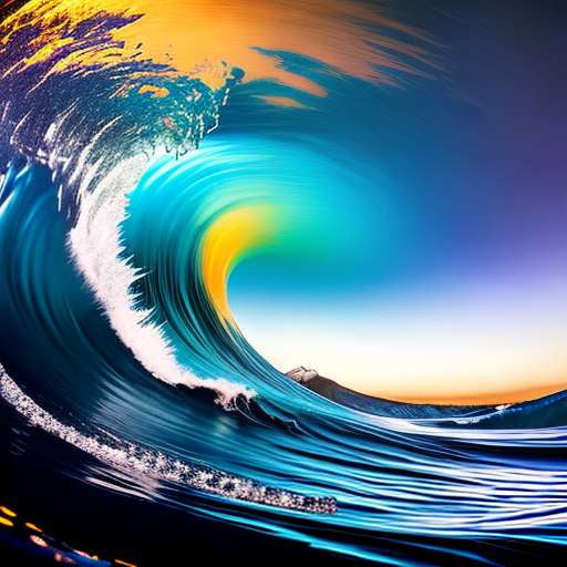 Wave Crest Midjourney Prompt - Customizable Oceanic Art Inspiration - Socialdraft