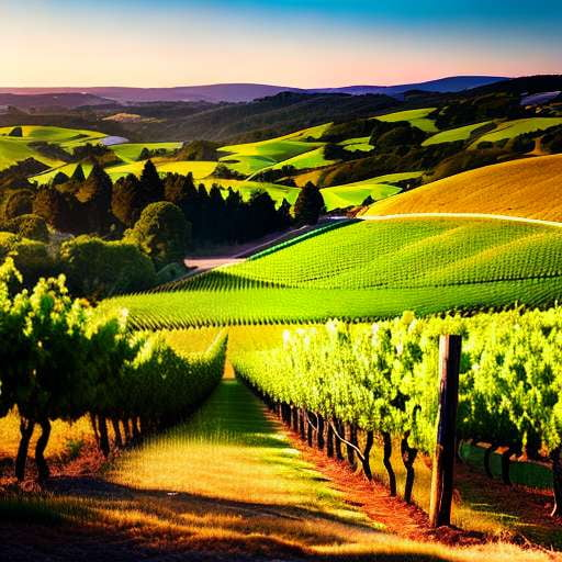 Wine Country Landscapes Midjourney Prompt - Text-to-Image Custom Art Generation - Socialdraft