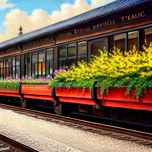 Spring Train Station Midjourney Prompts - Customizable Image Creation for Artistic Expression - Socialdraft