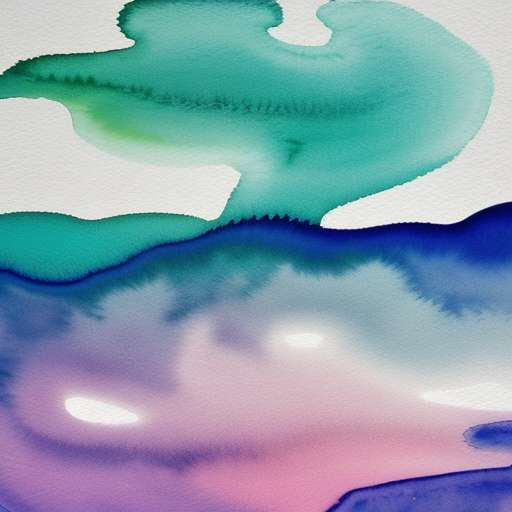 "Customizable Abstract Watercolor Midjourney Prompts" - Socialdraft