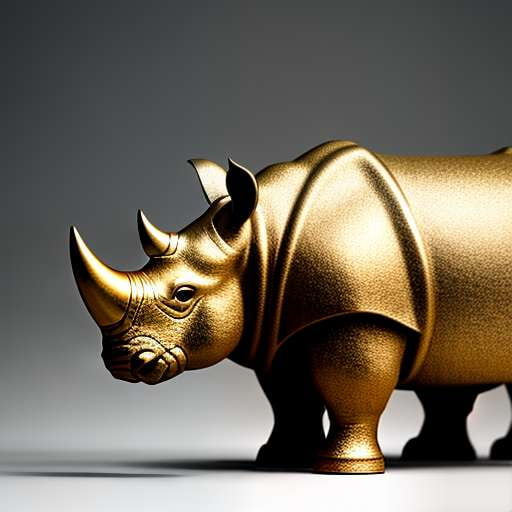 "Rhino Horn" Midjourney Image Prompt - Unique Customizable Creation - Socialdraft