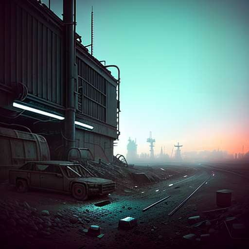 Mechanical Wasteland Midjourney Prompt: Create Your Own Post-Apocalyptic World - Socialdraft
