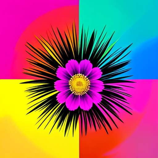 Floral Explosion Midjourney Prompt - Create Your Own Vibrant Floral Masterpiece - Socialdraft