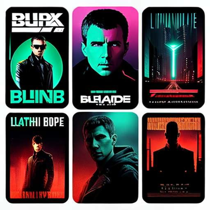Blade Runner Inspired Quote Sticker Pack Midjourney Prompt - Socialdraft