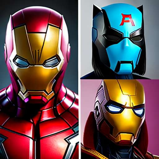 Marvel Heroes Portrait Midjourney Generator - Socialdraft