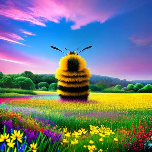 Giant Bee Midjourney: Create Your Own Custom Bee Art - Socialdraft
