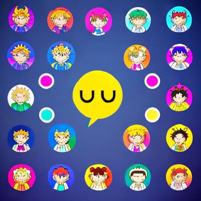 Sailor Moon Midjourney Emotion Sticker Sheet - Text-To-Image Prompt Set - Socialdraft