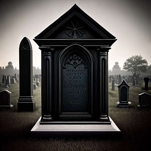 Eerie Graveyard Midjourney Prompt: Spooky Customizable Art Journey - Socialdraft