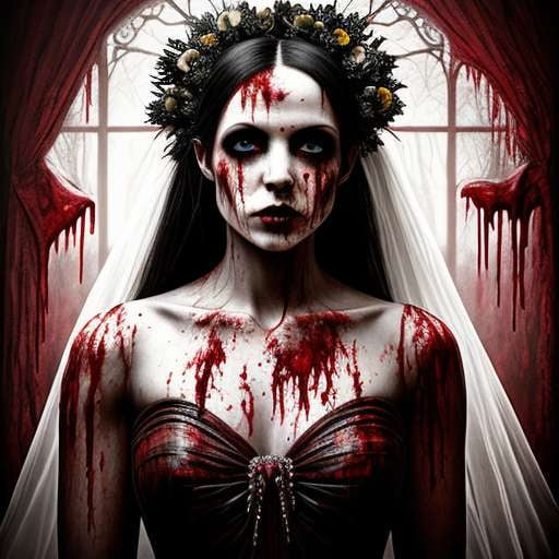 Bloody Brides Midjourney Prompt for Custom Creations - Socialdraft